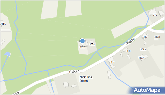 Rajcza, Rajcza, 367B, mapa Rajcza