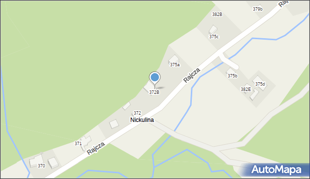 Rajcza, Rajcza, 373a, mapa Rajcza