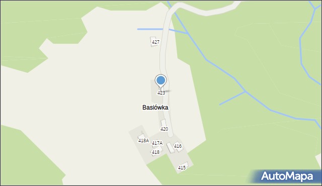 Rajcza, Rajcza, 423, mapa Rajcza