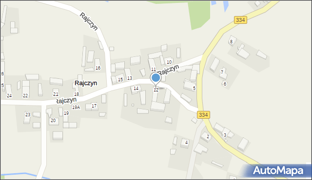 Rajczyn, Rajczyn, 12, mapa Rajczyn