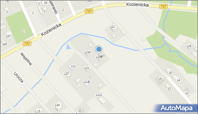 Rajec Poduchowny, Rajec Poduchowny, 123B, mapa Rajec Poduchowny