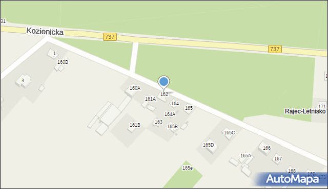 Rajec Poduchowny, Rajec Poduchowny, 162, mapa Rajec Poduchowny