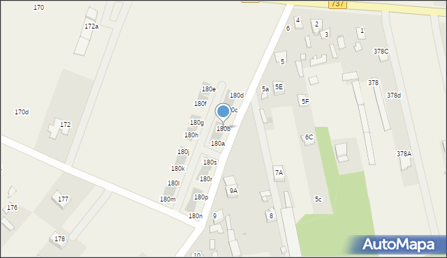 Rajec Poduchowny, Rajec Poduchowny, 180b, mapa Rajec Poduchowny