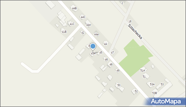 Rajec Poduchowny, Rajec Poduchowny, 43A, mapa Rajec Poduchowny