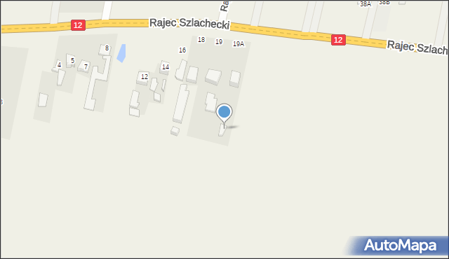 Rajec Szlachecki, Rajec Szlachecki, 20B, mapa Rajec Szlachecki