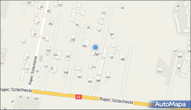 Rajec Szlachecki, Rajec Szlachecki, 37B, mapa Rajec Szlachecki