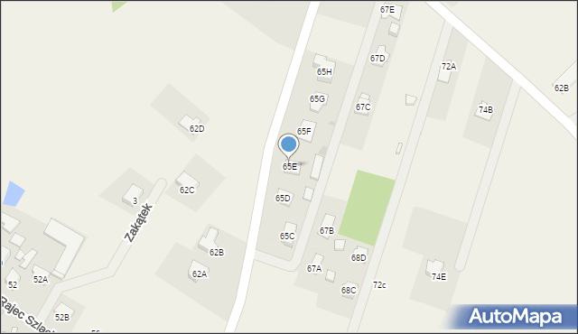 Rajec Szlachecki, Rajec Szlachecki, 65E, mapa Rajec Szlachecki