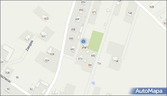 Rajec Szlachecki, Rajec Szlachecki, 67B, mapa Rajec Szlachecki