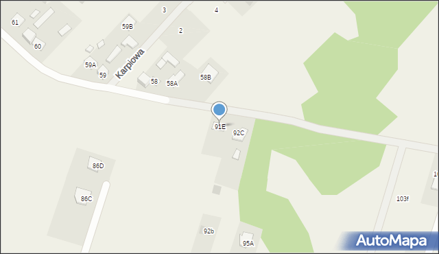 Rajec Szlachecki, Rajec Szlachecki, 91E, mapa Rajec Szlachecki