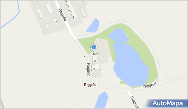 Rajgród, Rajgród, 8A, mapa Rajgród