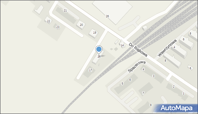 Rajkowo, Rajkowo, 16, mapa Rajkowo