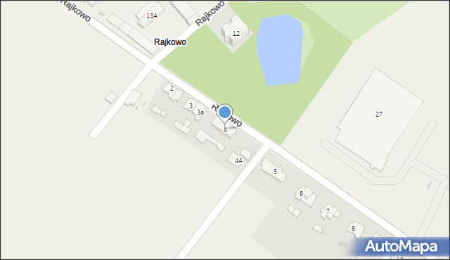 Rajkowo, Rajkowo, 4, mapa Rajkowo