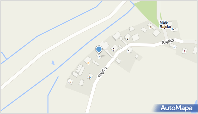 Rajsko, Rajsko, 7, mapa Rajsko