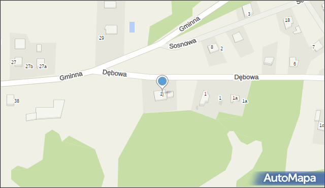 Rajsko, Rajsko, 1j, mapa Rajsko