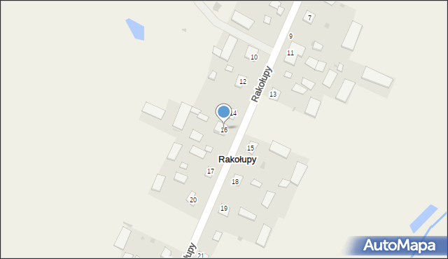 Rakołupy, Rakołupy, 16, mapa Rakołupy