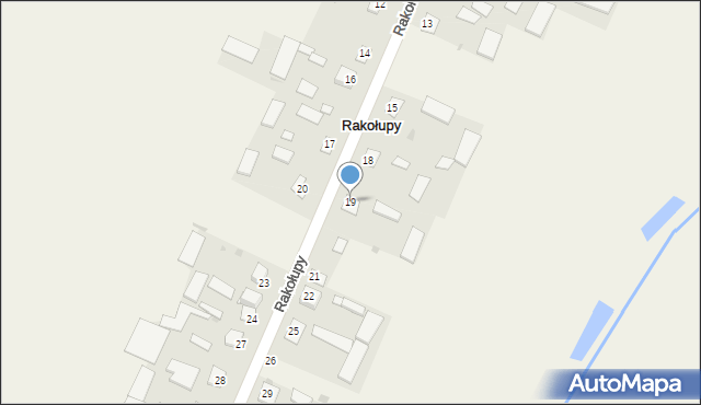 Rakołupy, Rakołupy, 19, mapa Rakołupy