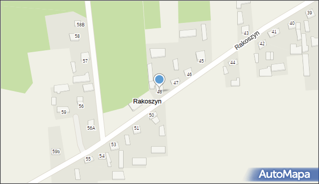 Rakoszyn, Rakoszyn, 48, mapa Rakoszyn