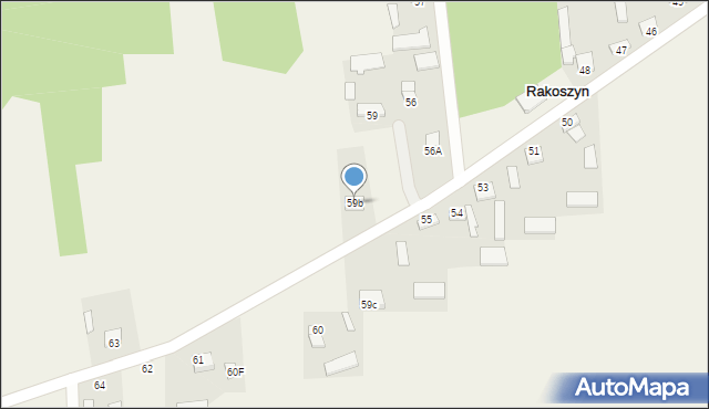 Rakoszyn, Rakoszyn, 59b, mapa Rakoszyn