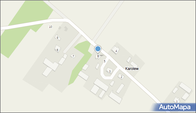 Raków, Raków, 6, mapa Raków
