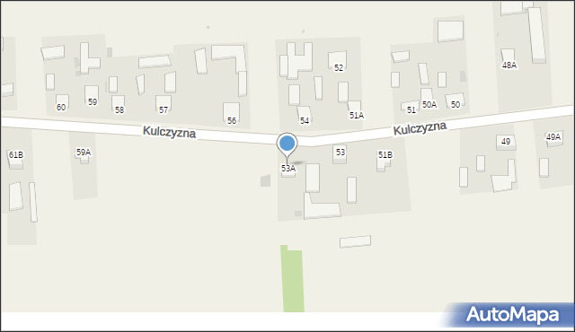 Raków, Raków, 53A, mapa Raków