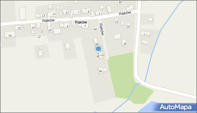 Raków, Raków, 4c, mapa Raków