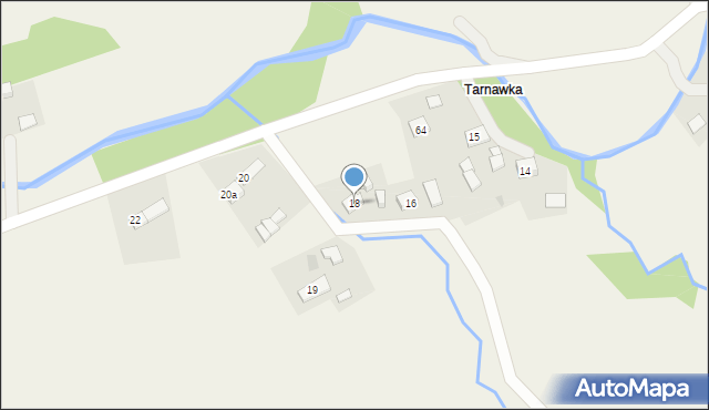 Rakowa, Rakowa, 18, mapa Rakowa