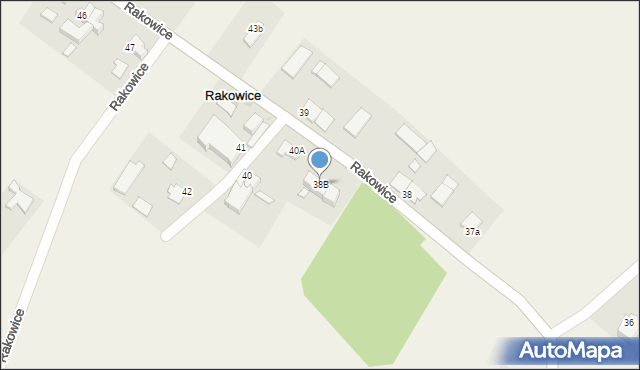 Rakowice, Rakowice, 38B, mapa Rakowice