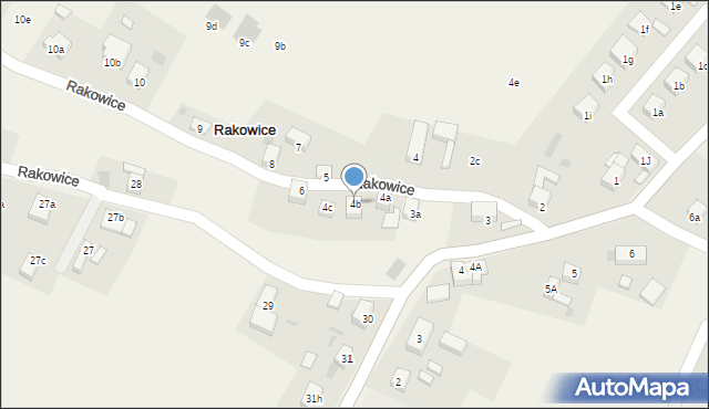 Rakowice, Rakowice, 4b, mapa Rakowice