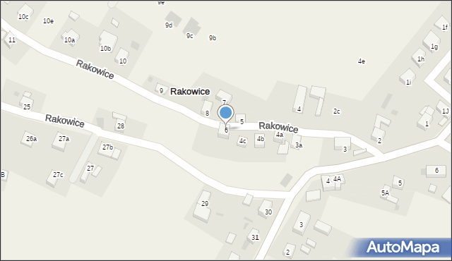 Rakowice, Rakowice, 6, mapa Rakowice