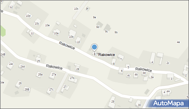 Rakowice, Rakowice, 9, mapa Rakowice