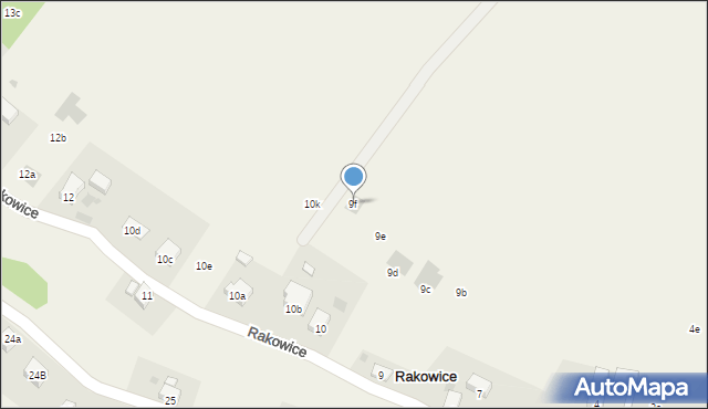 Rakowice, Rakowice, 9f, mapa Rakowice