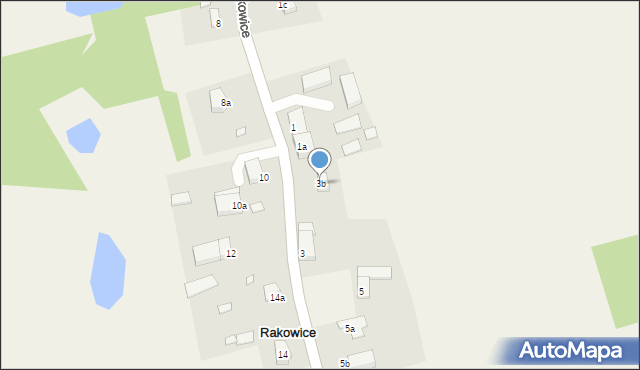 Rakowice, Rakowice, 3b, mapa Rakowice