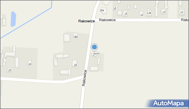 Rakowice, Rakowice, 17, mapa Rakowice