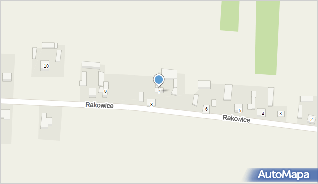 Rakowice, Rakowice, 7, mapa Rakowice