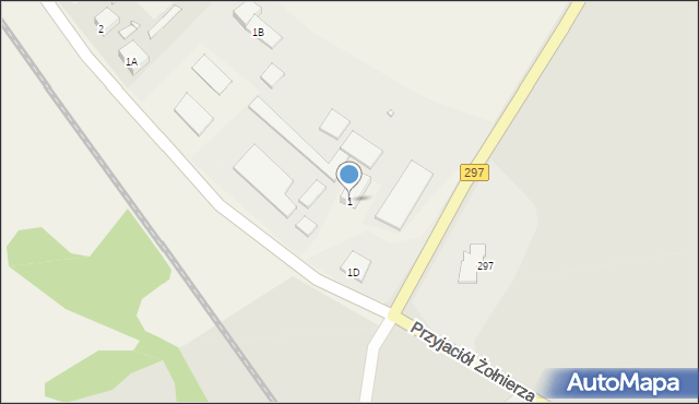 Rakowice Wielkie, Rakowice Wielkie, 1, mapa Rakowice Wielkie