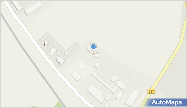 Rakowice Wielkie, Rakowice Wielkie, 1B, mapa Rakowice Wielkie