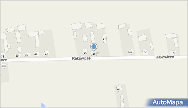 Rakowicze, Rakowicze, 46, mapa Rakowicze