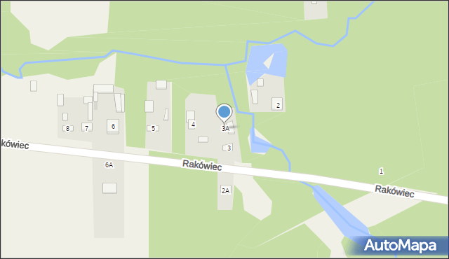 Rakówiec, Rakówiec, 3A, mapa Rakówiec