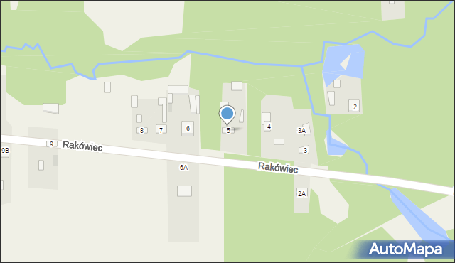 Rakówiec, Rakówiec, 5, mapa Rakówiec