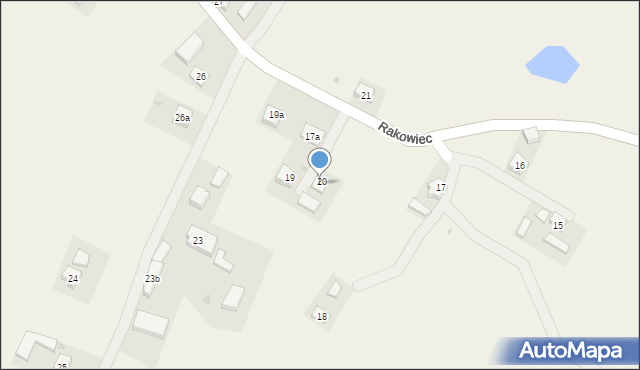 Rakowiec, Rakowiec, 17, mapa Rakowiec