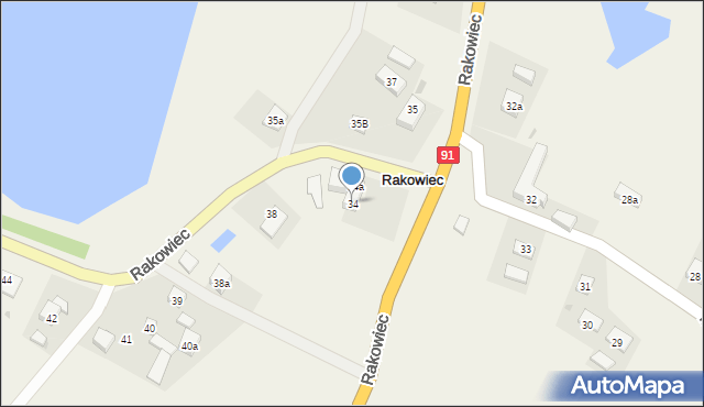 Rakowiec, Rakowiec, 34, mapa Rakowiec