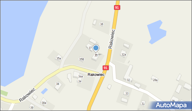 Rakowiec, Rakowiec, 35, mapa Rakowiec