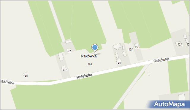 Rakówka, Rakówka, 46, mapa Rakówka