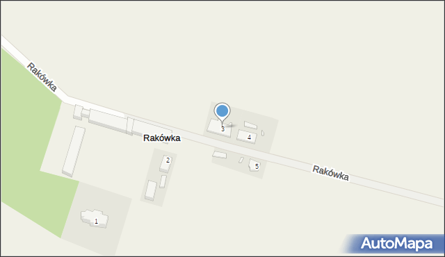 Rakówka, Rakówka, 3, mapa Rakówka