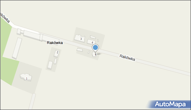 Rakówka, Rakówka, 5, mapa Rakówka