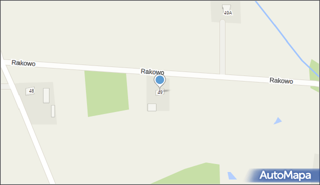 Rakowo, Rakowo, 49, mapa Rakowo