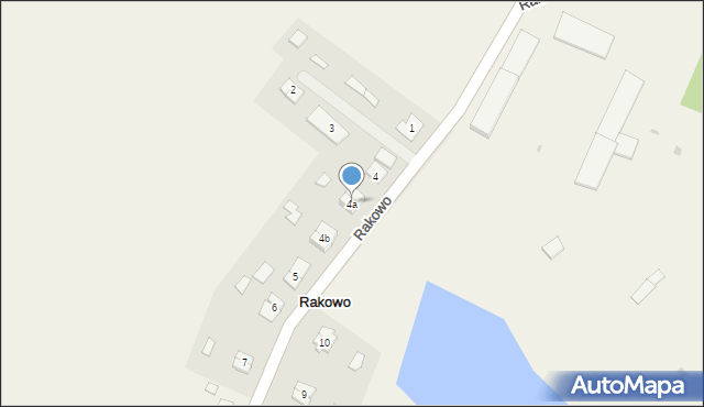 Rakowo, Rakowo, 4a, mapa Rakowo