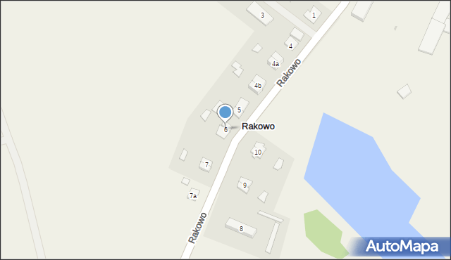 Rakowo, Rakowo, 6, mapa Rakowo