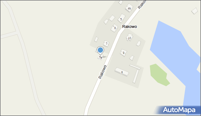 Rakowo, Rakowo, 7a, mapa Rakowo