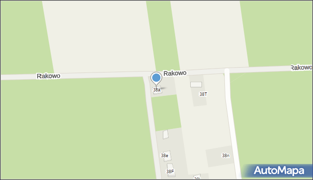 Rakowo, Rakowo, 38a, mapa Rakowo